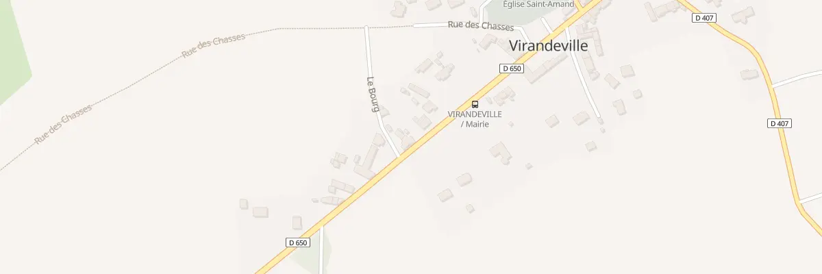 Plan du 19 Le Bourg à Virandeville