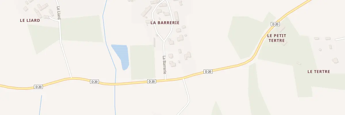 Plan du 30 La Barrerie à Dingé
