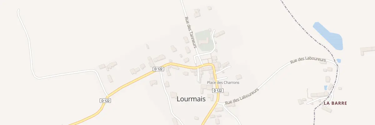 Plan du 2 Rue des Tisserands à Lourmais