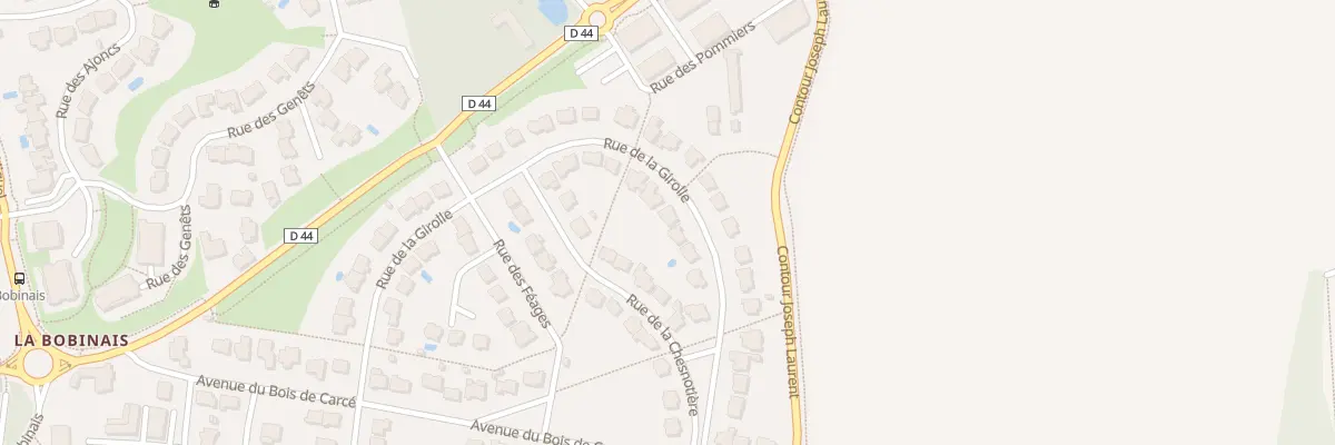 Plan du 24 Rue de la Girolle à Bruz