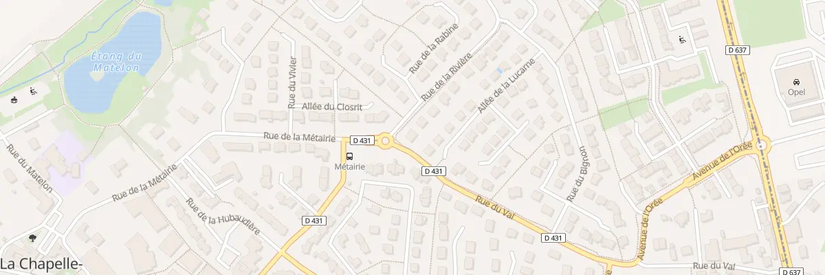 Plan du 2 Rue de la Rivière à La Chapelle-des-Fougeretz