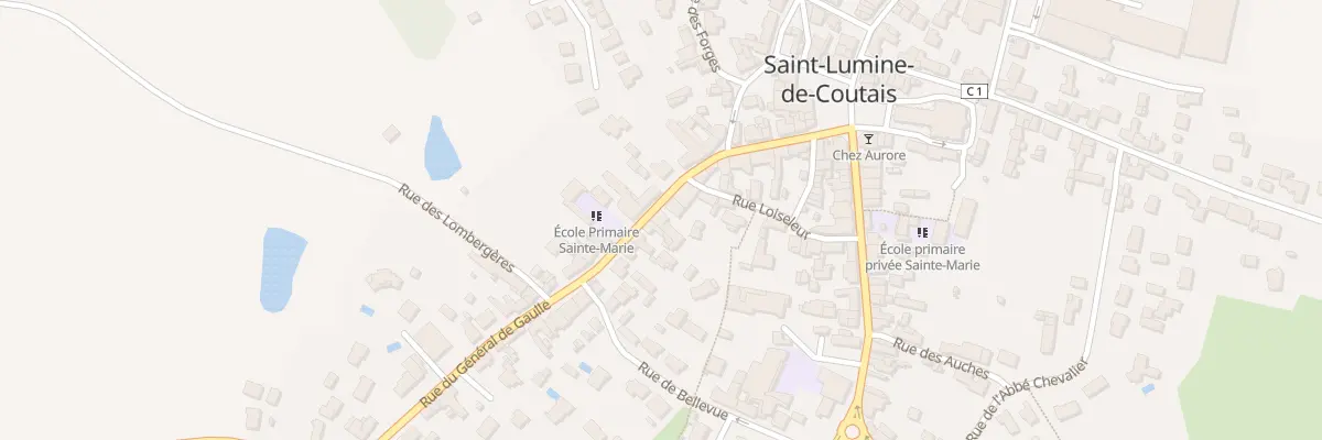 Plan du 13Q Rue du Gen de Gaulle à Saint-Lumine-de-Coutais