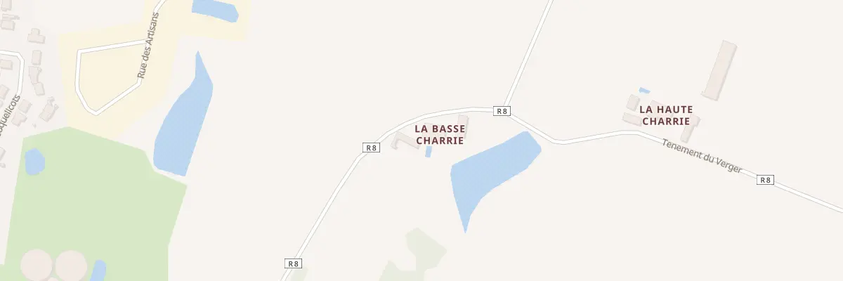 Plan du 2 La Basse Charrie à Apremont
