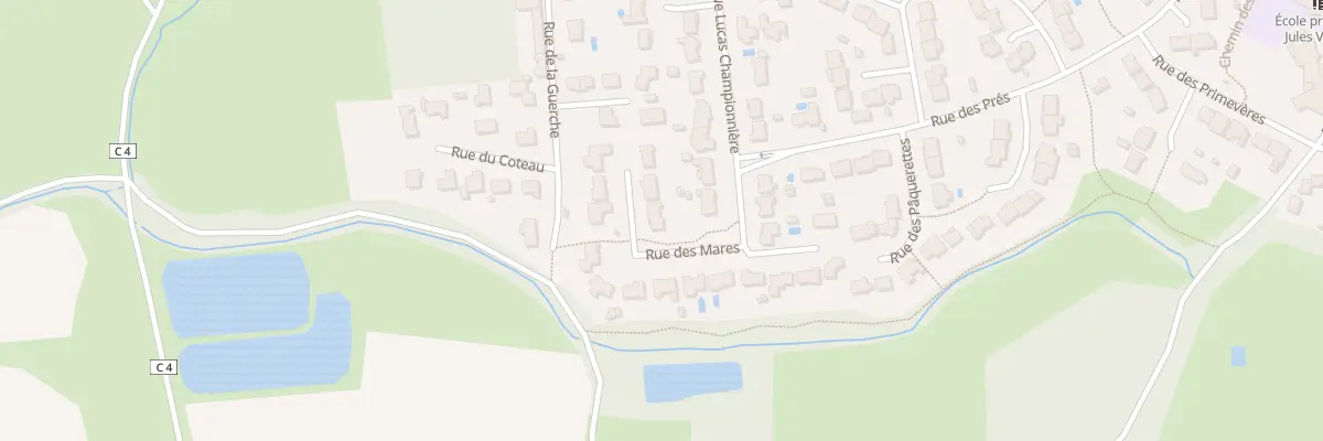 Plan du 6 Rue des Mares à Brains