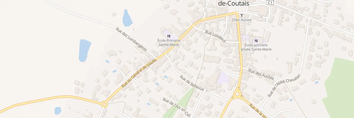 Plan du 23 Rue du Gen de Gaulle à Saint-Lumine-de-Coutais