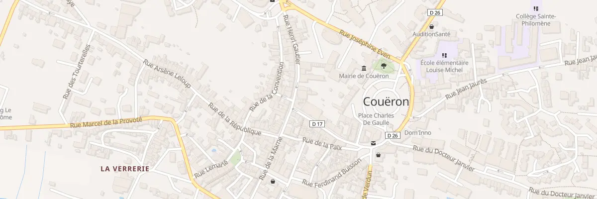 Plan du 12 Rue du 4 Septembre à Couëron