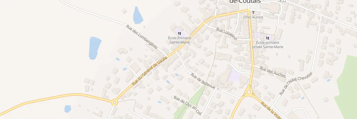 Plan du 25 Rue du Gen de Gaulle à Saint-Lumine-de-Coutais