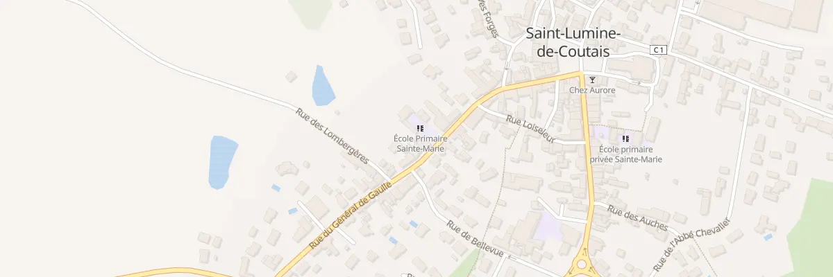 Plan du 24 Rue du Gen de Gaulle à Saint-Lumine-de-Coutais