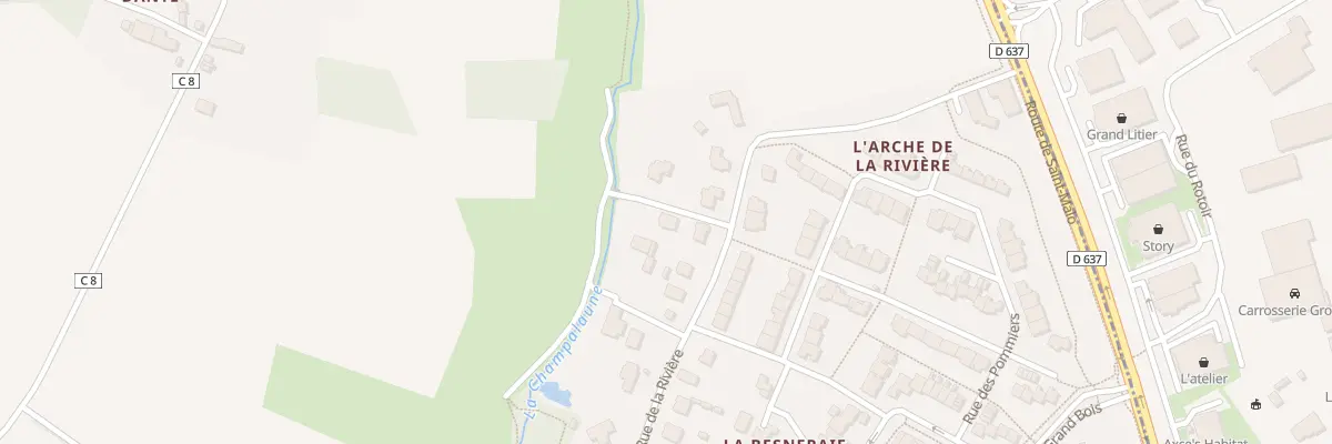 Plan du 57B Rue de la Rivière à La Chapelle-des-Fougeretz