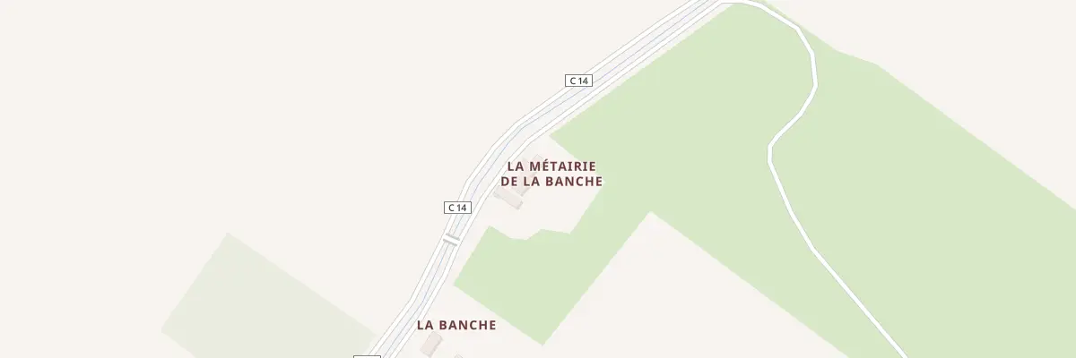 Plan du 2 La Metairie de la Banche à Mont-Dol