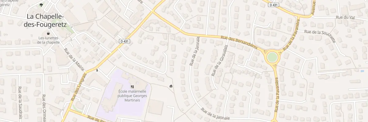 Plan du 35 Rue de la Jannaie à La Chapelle-des-Fougeretz