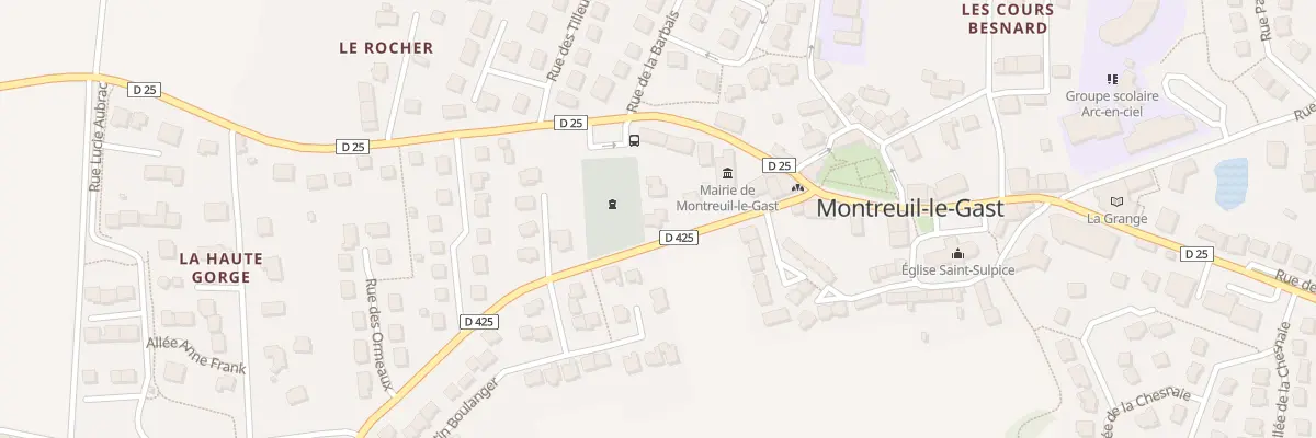 Plan du 6T Rue de la Mézière à Montreuil-le-Gast