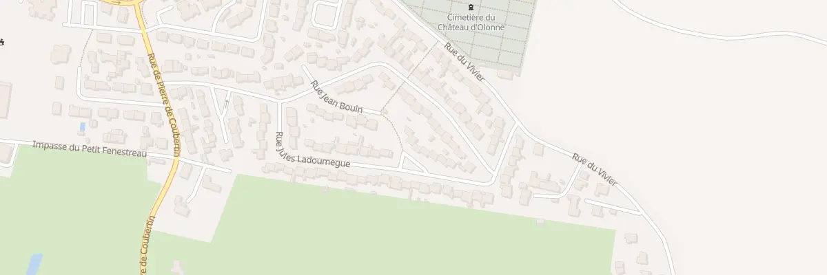 Plan du 25 Rue Jules Ladoumegue aux Sables-d’Olonne