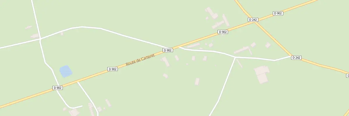 Plan du 2839 Rte de Carteret à Sortosville-en-Beaumont