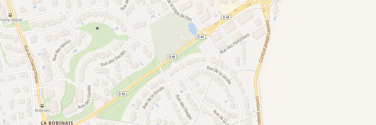 Plan du 25 Rue de la Girolle à Bruz