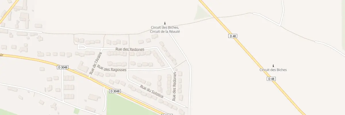 Plan du 33 Rue des Redones à Bourg-des-Comptes