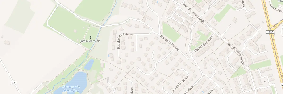 Plan du 6 Rue du Clos Paturon à La Chapelle-des-Fougeretz