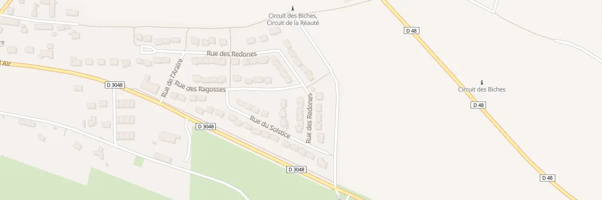 Plan du 40 Rue des Redones à Bourg-des-Comptes