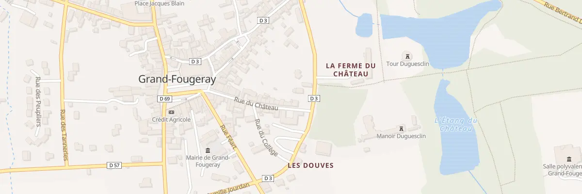 Plan du 32 Rue du Château à Grand-Fougeray