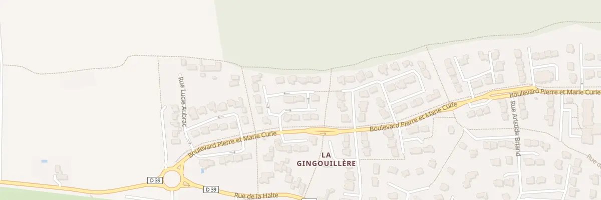 Plan du 1 Rue Louise Michel à Laillé