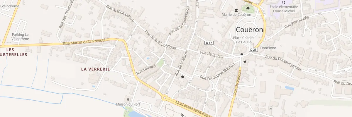 Plan du 15 Rue de la Marne à Couëron