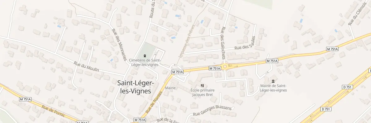 Plan du 9 Imp des Acacias à Saint-Léger-les-Vignes