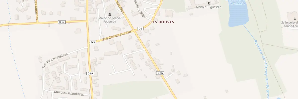 Plan du 9 Rue de Derval à Grand-Fougeray