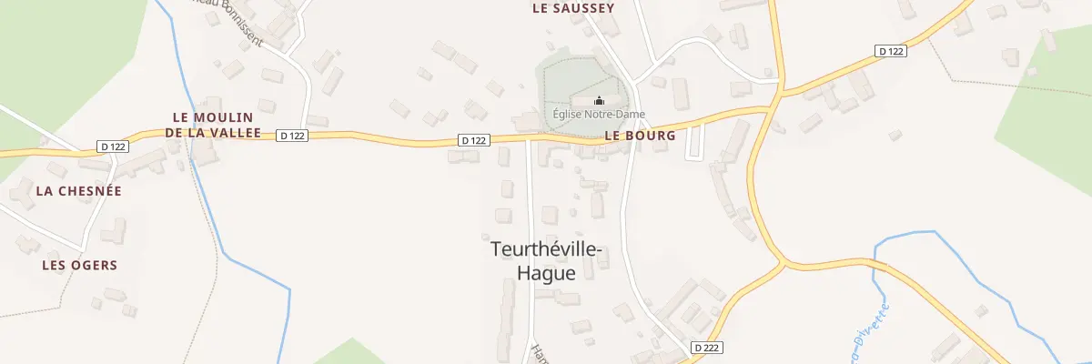 Plan du 1 Rue Vincent à Teurthéville-Hague