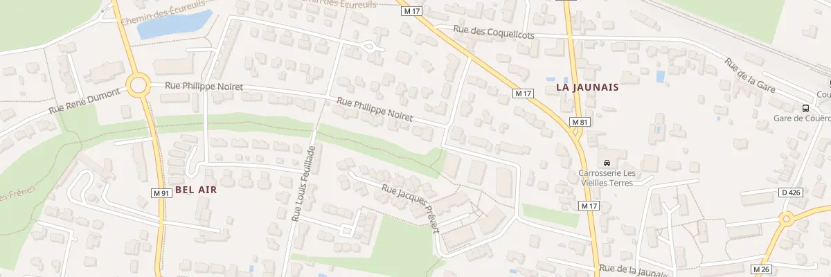 Plan du 30 Rue Philippe Noiret à Couëron