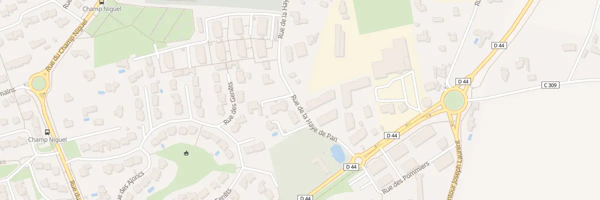 Plan du 4 Rue de la Haye de Pan à Bruz
