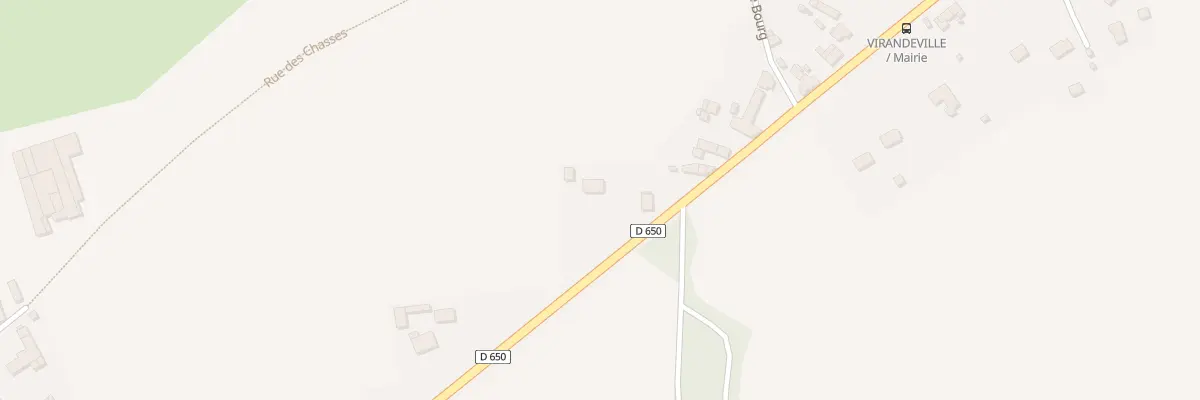 Plan du 1 Le Bourg à Virandeville