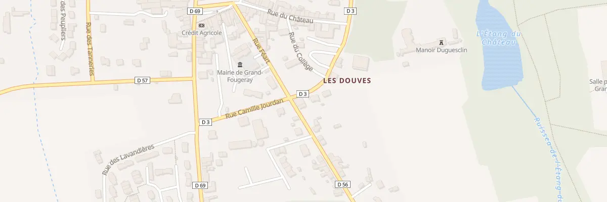 Plan du 1 Rue de Derval à Grand-Fougeray