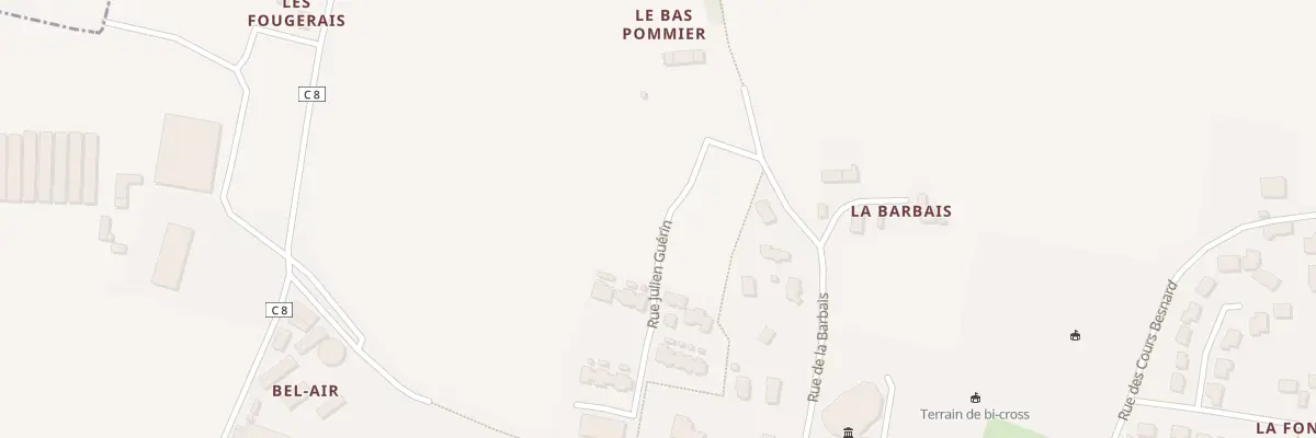 Plan du 35 Rue Julien Guerin à Montreuil-le-Gast
