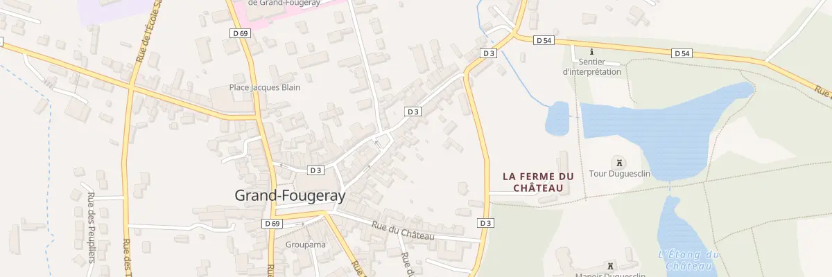 Plan du 27 Rue du Pont Saint Pere à Grand-Fougeray