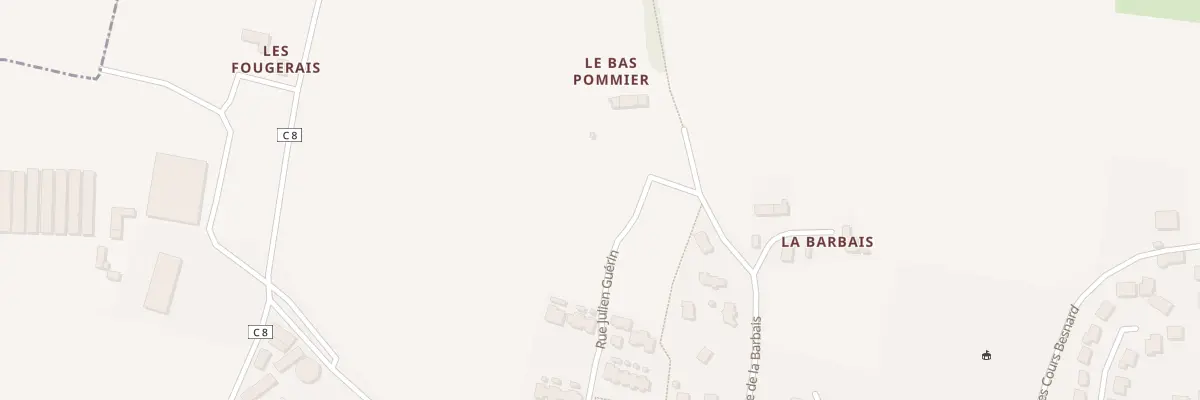 Plan du 49 Rue Julien Guerin à Montreuil-le-Gast