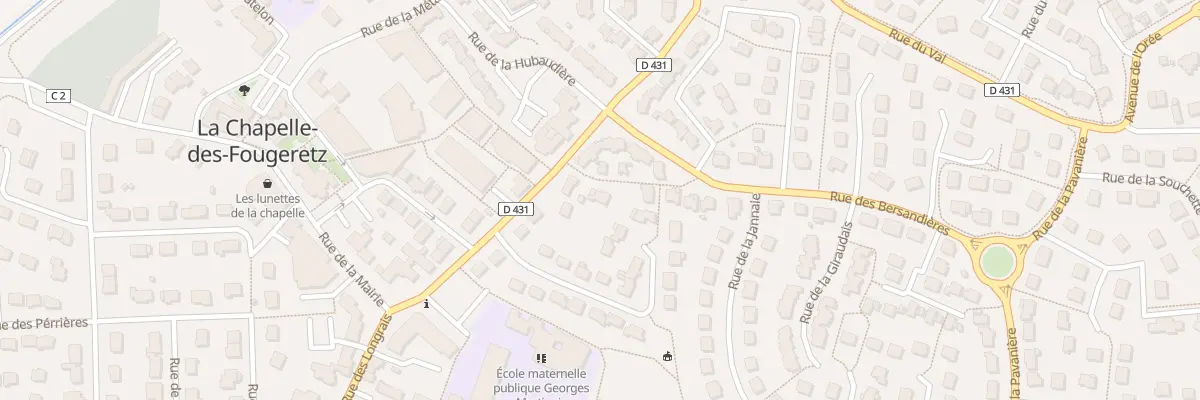 Plan du 20 Rue des Carlets à La Chapelle-des-Fougeretz