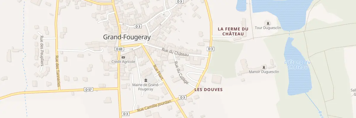 Plan du 17 Rue du Château à Grand-Fougeray