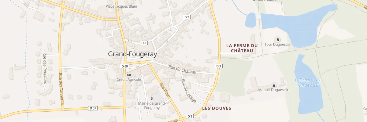 Plan du 18 Rue du Château à Grand-Fougeray