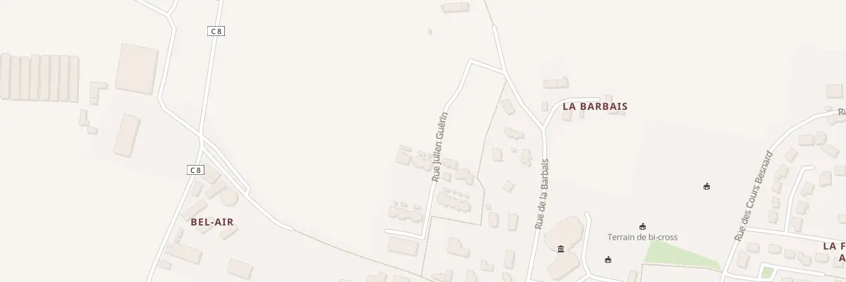Plan du 25 Rue Julien Guerin à Montreuil-le-Gast