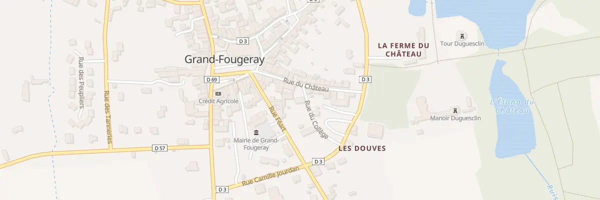 Plan du 15 Rue du Château à Grand-Fougeray