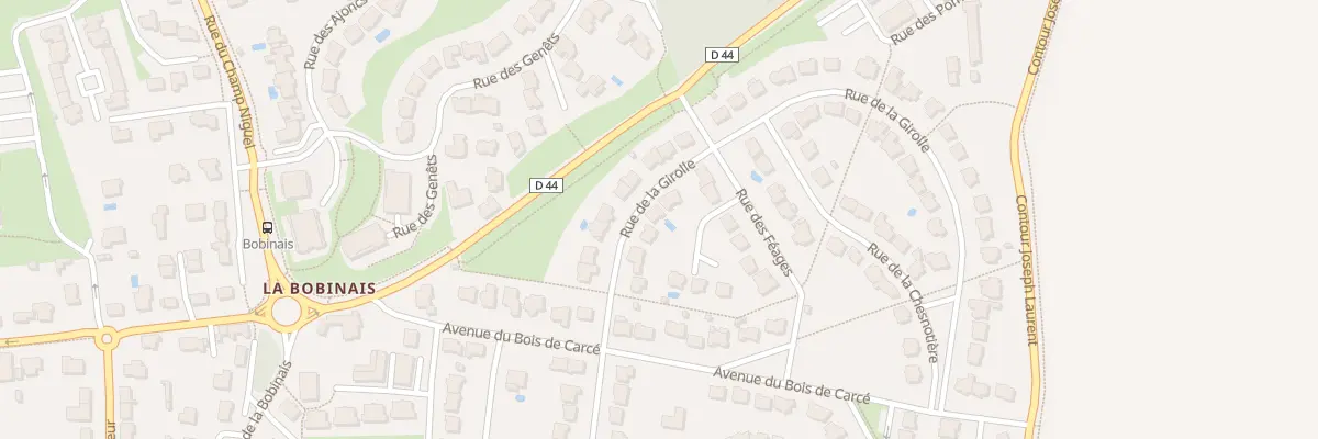 Plan du 8 Rue de la Girolle à Bruz