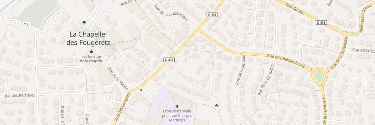 Plan du 16 Rue des Carlets à La Chapelle-des-Fougeretz