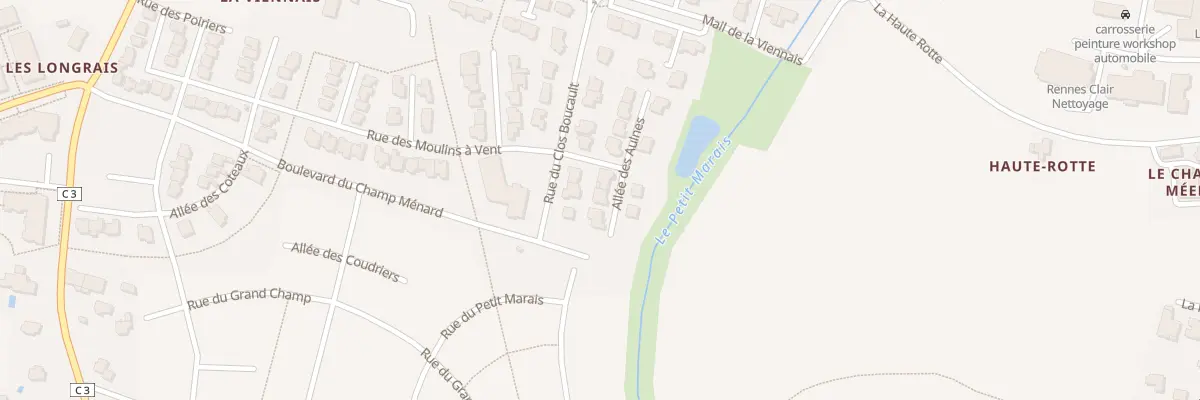 Plan du 11 All des Aulnes à La Chapelle-des-Fougeretz