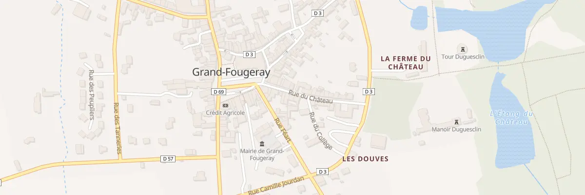 Plan du 11 Rue du Château à Grand-Fougeray