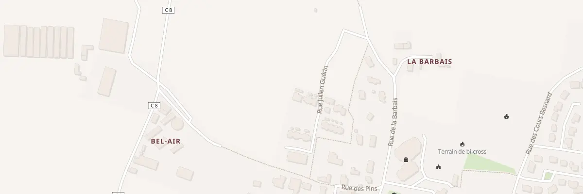 Plan du 21 Rue Julien Guerin à Montreuil-le-Gast