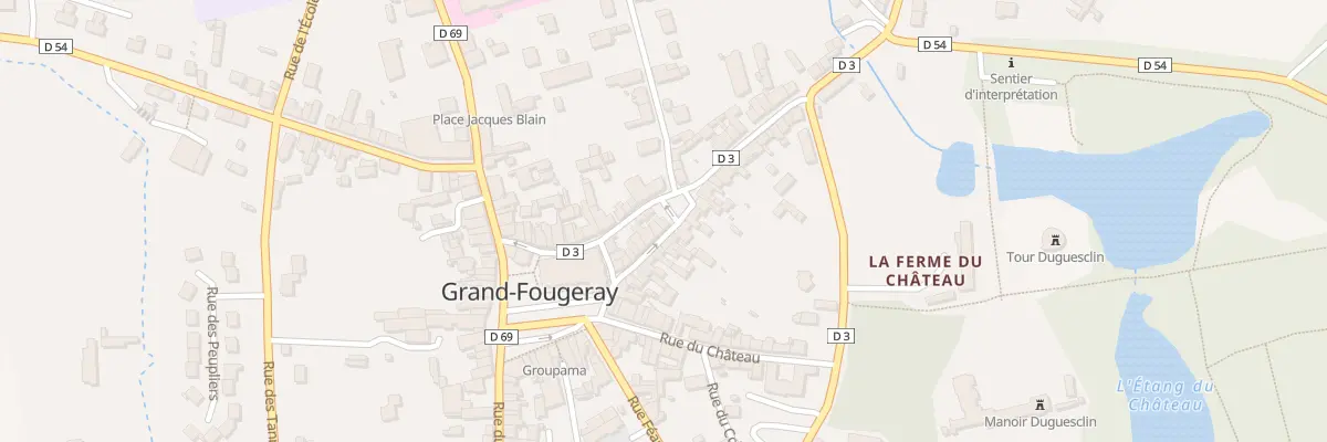 Plan du 16 Rue du Pont Saint Pere à Grand-Fougeray