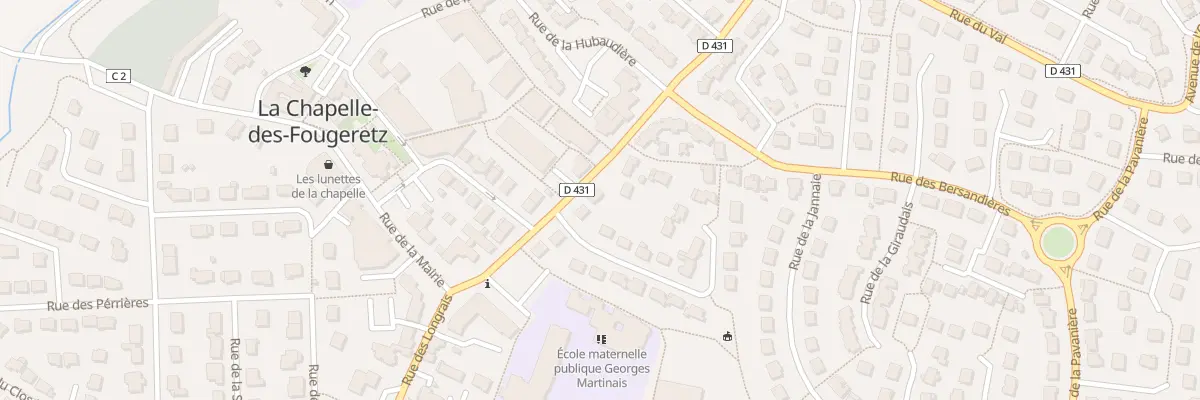 Plan du 14 Rue des Carlets à La Chapelle-des-Fougeretz