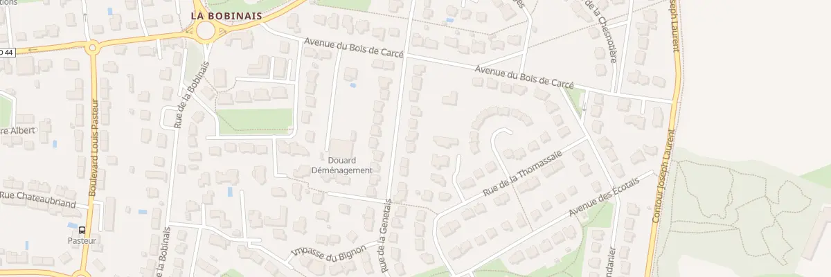Plan du 40 Rue de la Genetais à Bruz