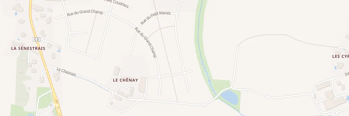 Plan du 24 Rue du Petit Marais à La Chapelle-des-Fougeretz