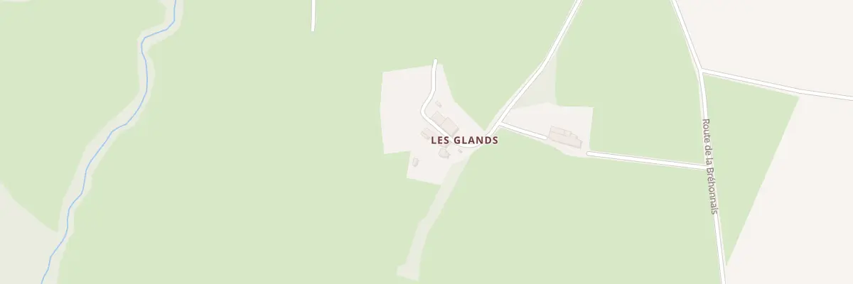 Plan du 7952 Les Glands à Blain